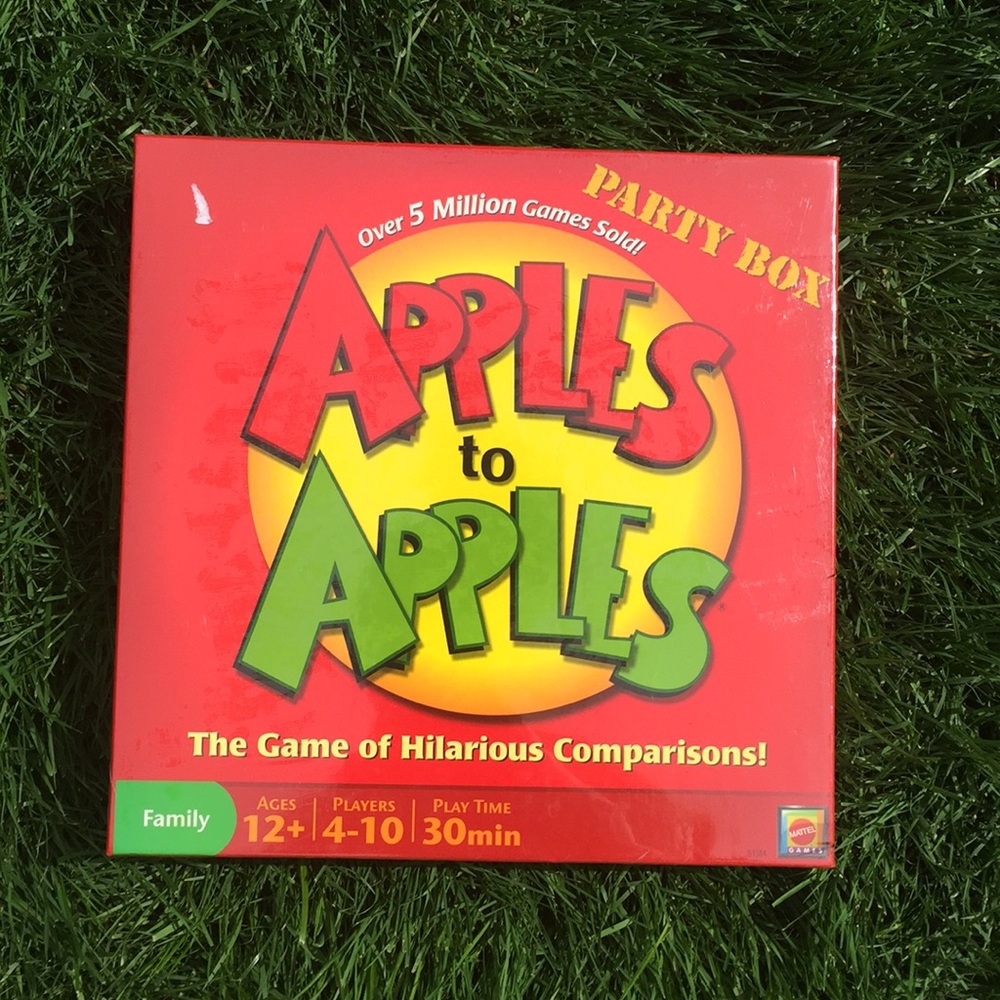 Apples to apples game!